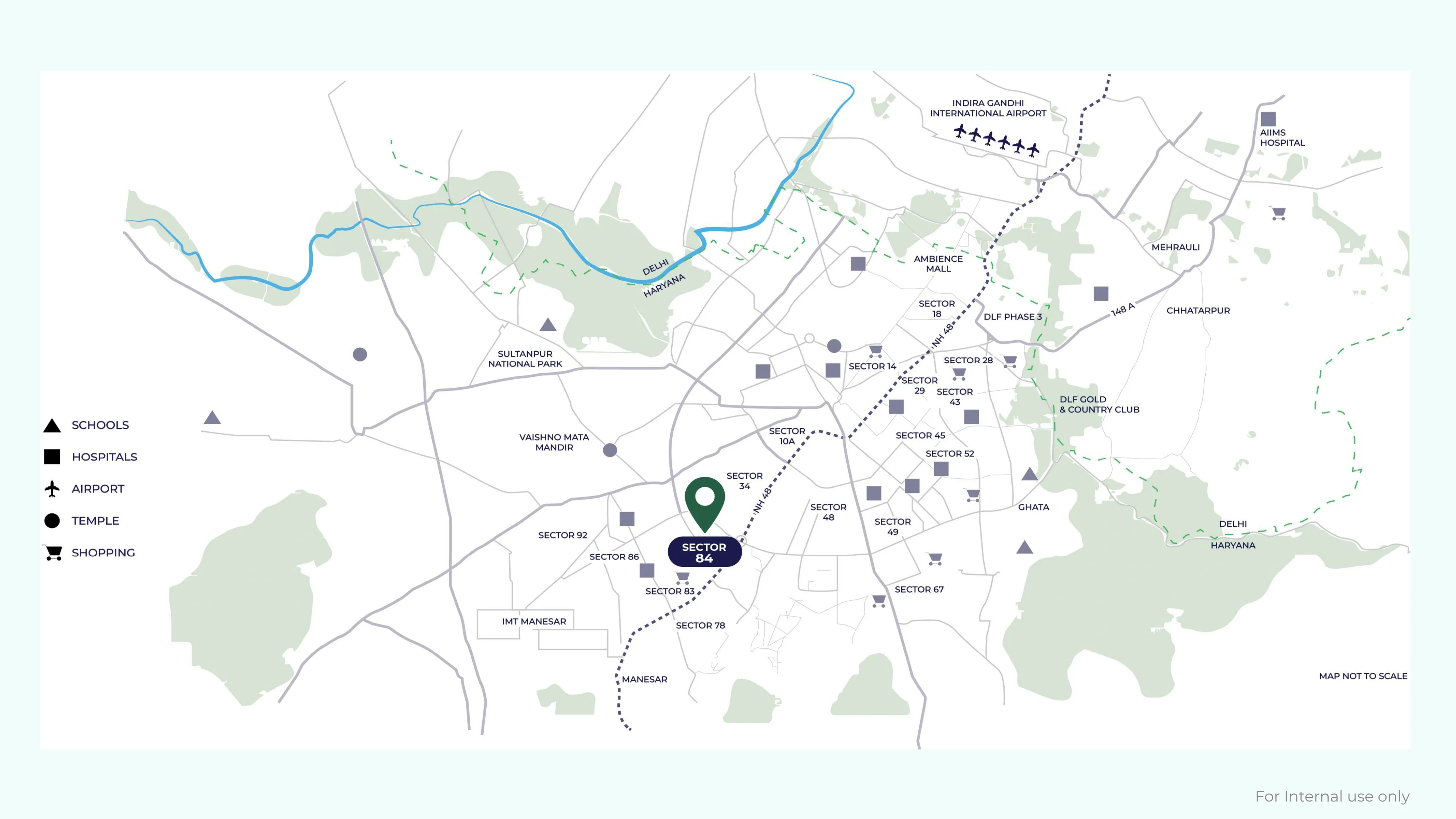 site plan of M3M Golf Hills Project Gurgaon